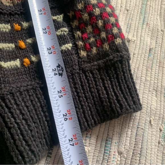 Vintage Compagnie Internationale Express 90s Geometric Cardigan Sweater vest - Picture 6 of 8